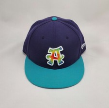 Rare Asheville Tourists "Hippies" New Era 59Fifty MiLB Size 7 1/4