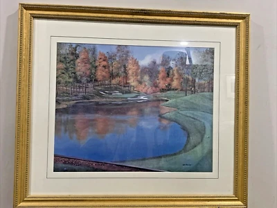 Litografía del campo de golf James Peter Cost (enmarcada) Foto 1 de 4