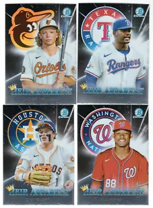 Juego completo de inserciones Bowman Draft 2022 cromo heredero aparente HA1-20 en mano - Imagen 1 de 1
