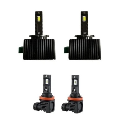 Kit de conversión de luces LED blancas para Jeep Grand Cherokee Hi Low Fog 6500K Foto 1 de 4