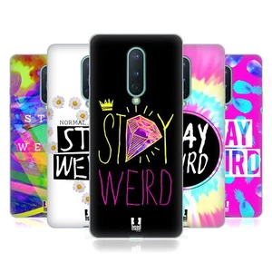 FUNDA HEAD CASE DESIGNS STAY WEIRD GEL SUAVE PARA TELÉFONOS MÓVILES GOOGLE ONEPLUS - Imagen 1 de 17