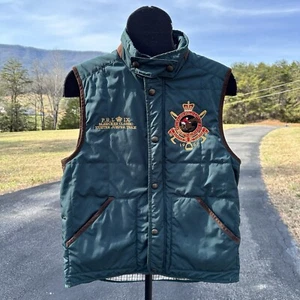 Vintage Polo Ralph Lauren Bleecker Classic Hunter Jumper Vest Mens M Equestrian - Picture 1 of 15