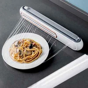 Magnetic Refillable Plastic Wrap Dispenser - Picture 1 of 6