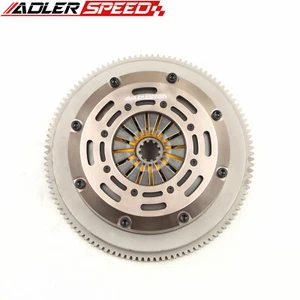 ADLERSPEED Sprung Twin Disc Clutch For 01-06 BMW M3 E46 S54 6speed w/ Flywheel - Picture 1 of 4