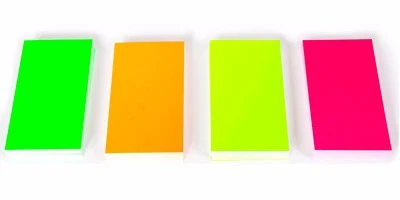 APEX 8" x 5" 200mm x 130mm Price Cards Day Glo fluorescent Ticket Rectangle Neon