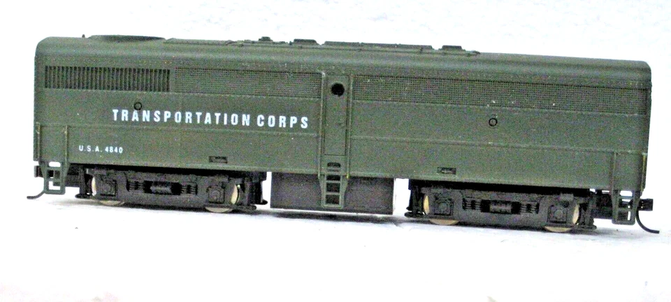 HO SCALE DUMMYLOCO TRANSPORTATION CORPS B-2 LOCOMOTIVE  *Refurbished* U.S.A - Image 1 of 3