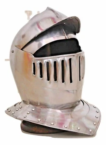 Mittelalterlicher europäischer Wikingerhelm großer Ritter Templerhelm Rüstung 20 G handgefertigt - Bild 1 von 7