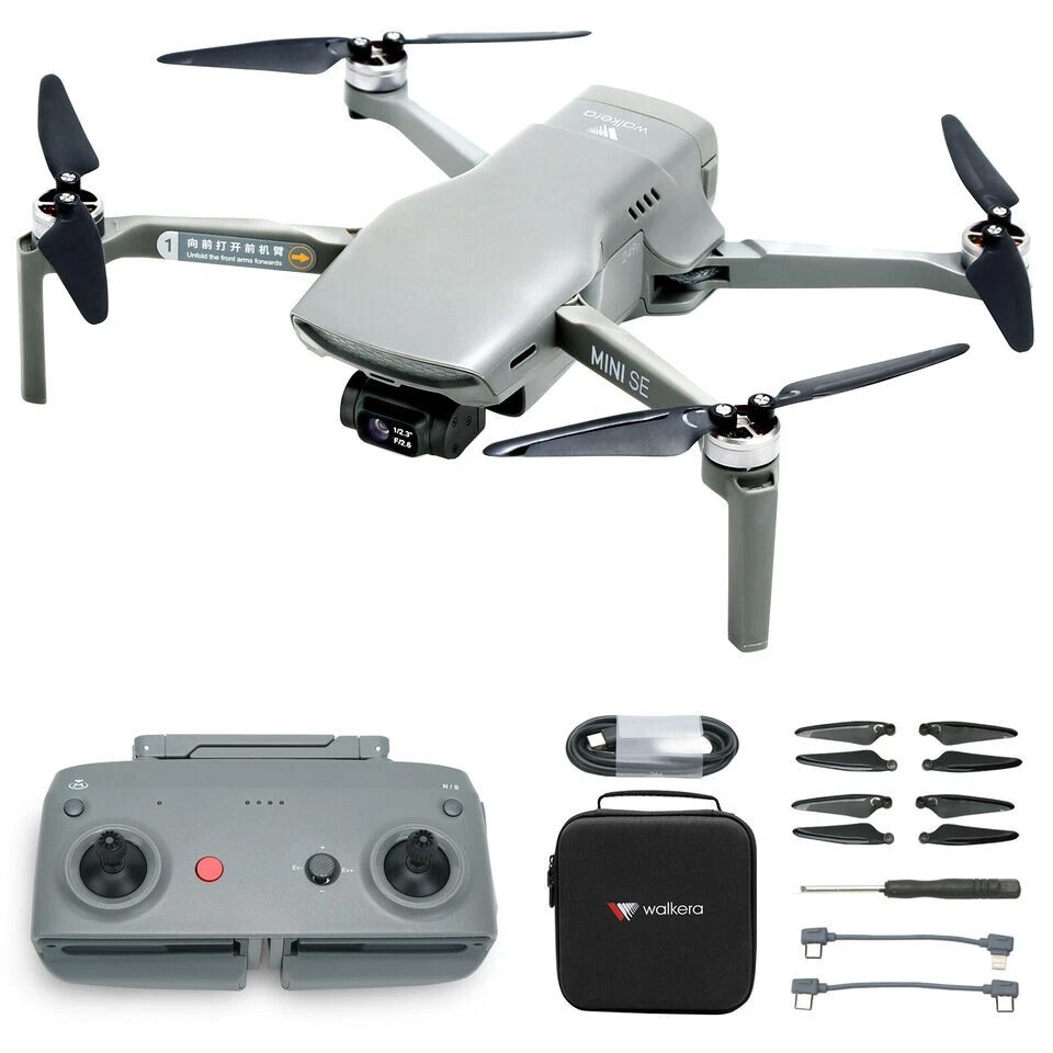 Walkera Foldable GPS Drone T210 mini SE with 4K HD camera, 2 batteries in set - Image 1 of 4