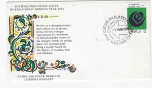 Australia Comm/FDC - Inter Women's Year - 1975 (CW137) - Picture 1 of 1