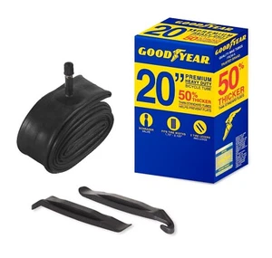 Goodyear 20" x 1.75-2.125" Heavy Duty Bike Tube, Tire Levers Included - Picture 1 of 4
