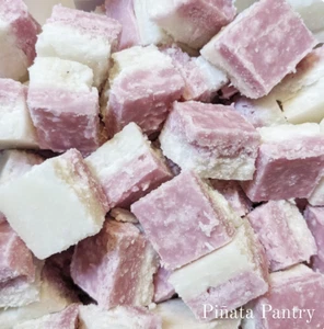 STOCKLEYS COCONUT ICE Pick & Mix Classic Soft Sweets Pink White Crumbly - Picture 1 of 4