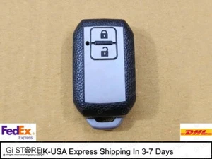 Leder Schlüsselhülle für Suzuki, Jimny, Grand Vitara, Swift, Baleno, Ertiga (schwarz) - Bild 1 von 8