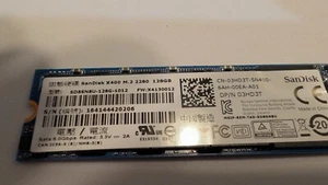 SanDisk SSD X400 M.2 2280 128GB Double Notch W/WIN10 Or WIN11 - USED - Bild 1 von 8