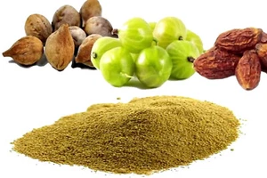 500 Grams Triphala Powder Amla Haritaki Bhibhitaki Triphla Churna Free Ship - Picture 1 of 3