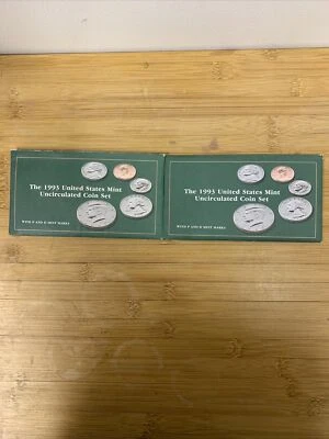 2 1993 US Mint  Coin Uncirculated Set Complete Philadelphia & Denver (A14) - Image 1 of 4