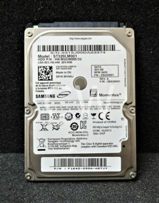 0FH00J  Dell ST320LM001 320GB 5.4K RPM 6Gb/s 2.5" SATA HDD Hard Drive - Image 1 of 2