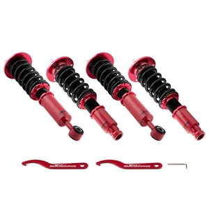 Adj Damper Coilovers Kits For Mitsubishi Eclipse D31A 1995-1999 D32A 4CYL/TURBO - Picture 1 of 11