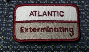 ATLANTIC EXTERMINATING Iron or Sew-On Patch 4"X2.25" - Picture 1 of 2