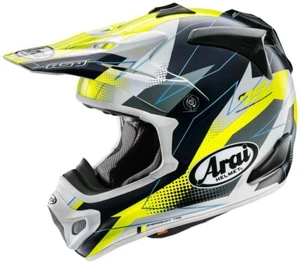 NEW Arai VX PRO 4 Resolute Yellow Medium Mx Motocross Off-Road Helmet Husqvarna - Picture 1 of 2