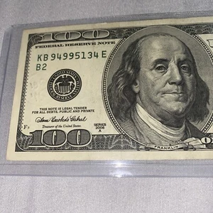 $100 Dollar Bill Note Series 2006A - Picture 1 of 4