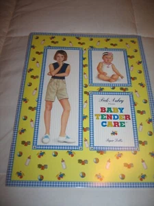 2001 Baby Tender Care PAPER DOLLS Uncut Peck Aubry NEW - Picture 1 of 7