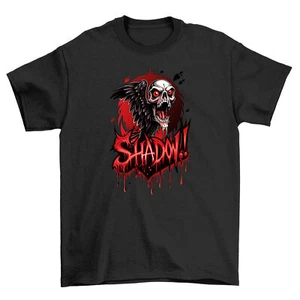 Gothic_99 Skeleton Bloody Face t-shirt - Darkly Hilarious! Funny Unisex Printed - Picture 1 of 46