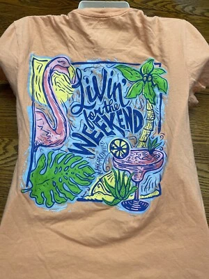Lot of (5) Small Margaritaville & Land shark SS T-shirts Graphic Prints - Image 1 of 4