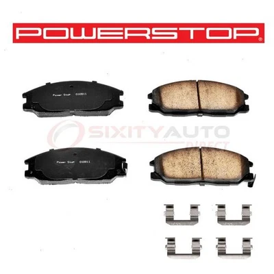 PowerStop Front Disc Brake Pad & Hardware Kit for 2001-2006 Hyundai Santa Fe gk Foto 1 de 4