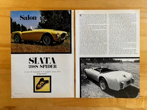 1973 Print Article 1953 Siata 208S Spider 5 Page - Picture 1 of 3