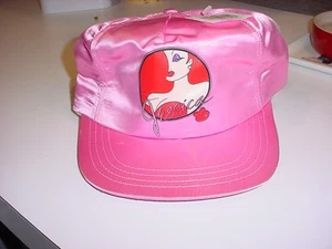 mnt,unused Disney JESSICA RABBIT STORE pink "satin" Hat w/tag Roger adjustable - Picture 1 of 4