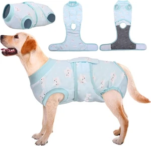 *NEU OHNE ETIKETT* KUOSER RECOVERY SUIT FOR DOGS ~ LT BLUE ~ STAR ~ SIZE XXL - Bild 1 von 5