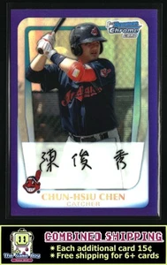 2011 Bowman Chrome Prospects Purple Refractors #BCP26 Chun-Hsiu Chen /700 - Picture 1 of 2
