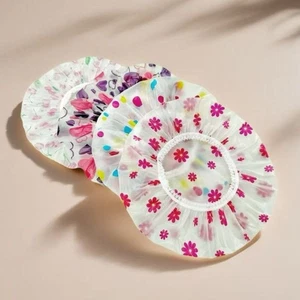 4 pcs Reusable Dry Hair Cap Thickening Bathroom Accessories New Shower Cap - Picture 1 of 8