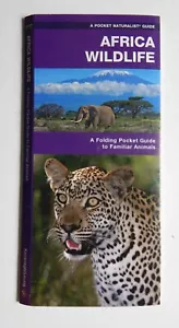 African Wildlife A Folding Pocket Guide to 130 Familiar Species Safari Zoo LN - Imagen 1 de 4