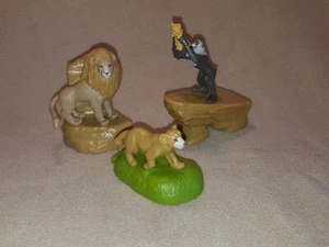Juguetes Happy Meal del Rey León McDonalds 2019 - Juego de 3 - Simba Mufasa Rafiki - Imagen 1 de 5