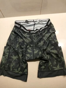 Dharco Padded Mountain Bike Cycling Party Pants Shorts Pockets EUC - Picture 1 of 4