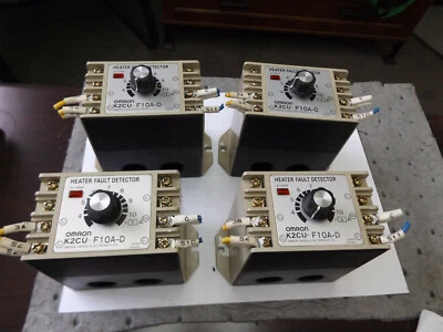 WHOLESALE OMRON HEATER FAULT DETECTOR K2CU-F10A-D 110 VAC LOT OF 4 - Image 1 of 3