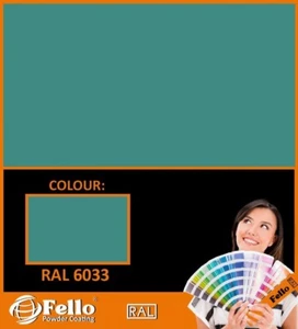 FELLO Peintures en poudre - RAL 6033 Mentholée Turquoise 5KG - Picture 1 of 1