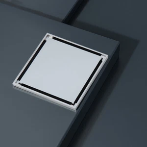 10cm*10cm Stainless Steel Deodorant Floor Drain Art Carved Cover Waste Square - Picture 1 of 8