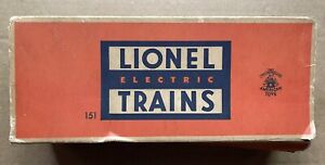 1950s LIONEL ELECTRIC TRAINS NO. 151 SEMAPHORE SIGNAL ORIGINAL EMPTY BOX ONLY