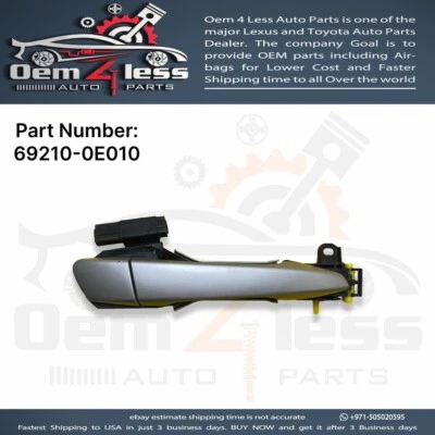 Manija de puerta exterior trasera derecha Lexus GS350 2013 a 2020 69203-30072 69210-0E010 Foto 1 de 4