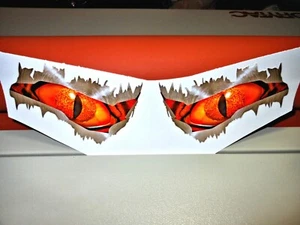 Calcomanías de gráficos personalizados de metal Angry Eyes Breaking Through - Imagen 1 de 1