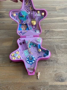 Vintage 1993 Polly Pocket Fairy Light Wonderland Star Compact Blue Bird - Picture 1 of 13