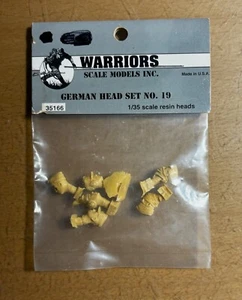 WARRIORS SCALE MODELS INC. 35166 - GERMAN HEAD SET n° 19 - 1/35 RESIN KIT - Picture 1 of 1