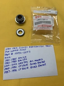 OEM SUZUKI Mechanical Water Pump Seal (17470-02F11) RM125, RM250, LT250R, LT500R - Foto 1 di 4