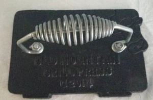 Prensa de parrilla de hierro fundido Old Mountain C2014 en forma de vaca 7"X4" - Imagen 1 de 6