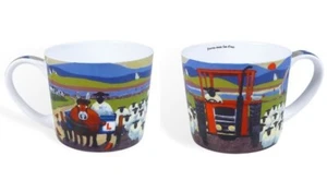 x2 Tazas Form Ewe La One Bone China Thomas Joseph Tractor Café Té Oveja Regalo - Imagen 1 de 5