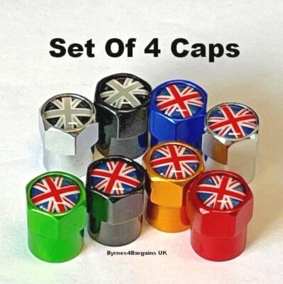 Tyre Valve Dust Caps Bike Motorcycle Small & Light Caps UK Seller FITS ALL CARS - Image 1 of 4