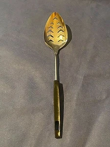 Vintage Androck Slotted Serving Spoon made in USA - Picture 1 of 10