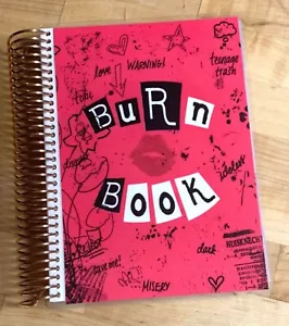 *Burn Book* Juego de 4 cubiertas para niñas medias con planificador espiral bobina Erin Condren A5~ - Imagen 1 de 4